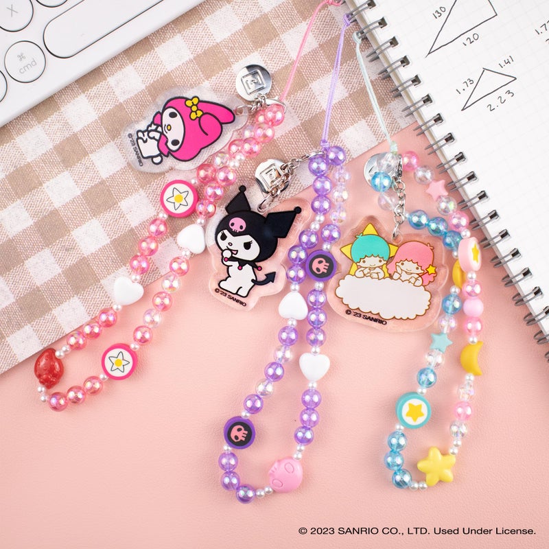 iFace Hello Kitty and Friends Beaded Wristlet Universal Phone Charm Strap - Cute Wrist Chain Lanyard Aesthetic Decor Strap for Cell Phone Camera Keys AirPods Keychains â€“ Hello Kitty - Image 5
