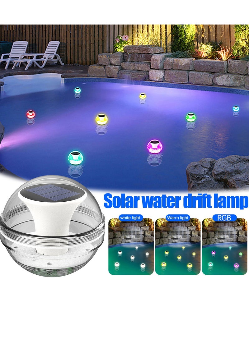SYOSI Floating Solar Pool Lights, Solar Colour Changing Water Floating Light, Waterproof LED Pond Lights, Luminous Balls, Light for Pool, Garden, Yard, Outdoor Decoration - Image 2