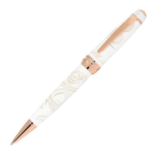 CROSS AT045223 AT045223 Oily Ballpoint Pen Year of the Dragon Bailey White - Image 1