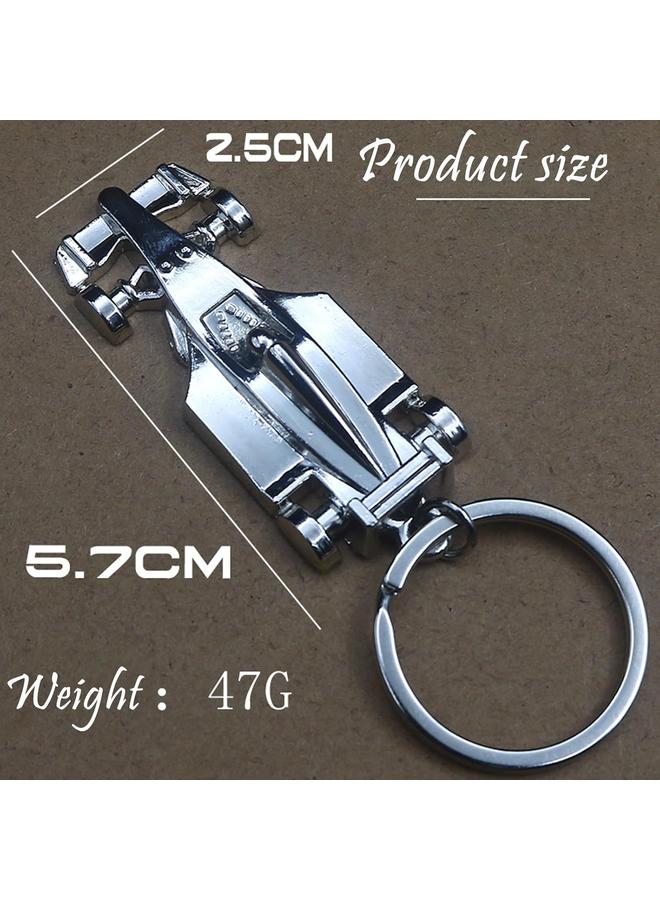 Bluejw F1 Merch Gifts Set Including F1 Gift Socks 3D F1 Race Car KeyChain 50Pcs F1 Stickers Gifting for Father Husband Boyfriends - Image 4