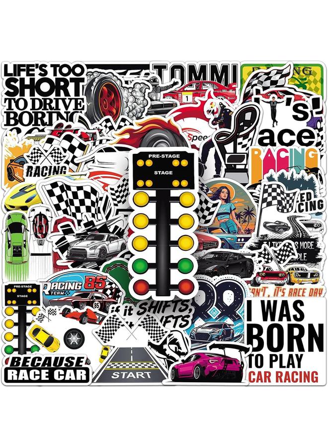 Bluejw F1 Merch Gifts Set Including F1 Gift Socks 3D F1 Race Car KeyChain 50Pcs F1 Stickers Gifting for Father Husband Boyfriends - Image 5