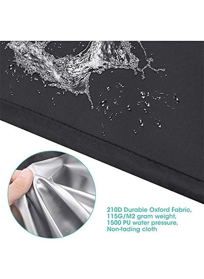 Generic Patio Heater Cover Waterproof with Zipper, Standup Cover for Outdoor Heater Protection with Storage Bag, 87x33x19In  - Image 4