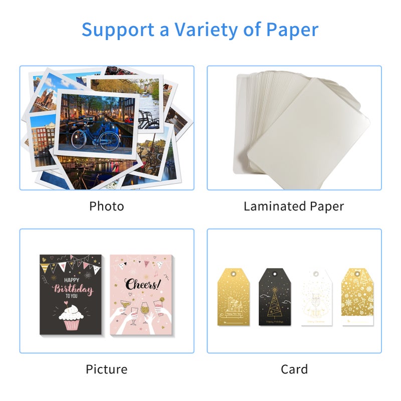 Portable A5 Paper Trimmer 8.7 Inch Cut Length Paper Cutter Scrapbooking Tool Cutting Machine with Side Ruler for Craft Paper Photos Pictures Cards Office Home Supplies - Image 3