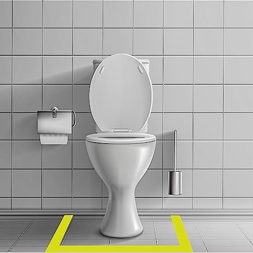 TREEMAISON Vastu White - Yellow Tape | 4 Inch (96 mm) Approx | Length- 20 Meter (Approx) | Vastu Tape Remedy for Toilet | Vastu Tape for Main Door | Tape Remedy for Negative Entrance | Pack of 2 - Image 4