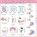 Tinlade 25 Pcs Two Sweet Donut Birthday Party Decorations Include Two Sweet Banner 24 Ice Cream and Donut Party Hanging Streamers 2nd Birthday Decorations for Girl - Image 4