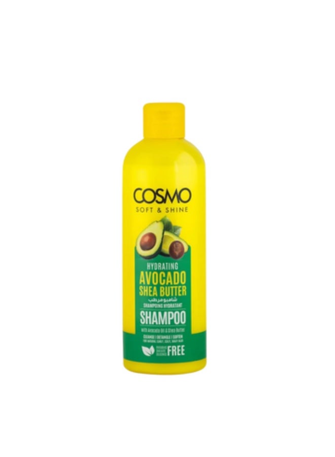 COSMO AVOCADO SHEA BUTTER SHAMPOO 480ML - Image 1