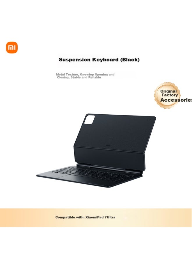 Mi Tablet With Floating Keyboard, Compatible With Mi Tablet 7ultra Series, Black