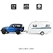 VIIGER 2 Doors Wrangler Rubicon SUV Model Car Trailer Towing Toy Camper RV Motorhome Toys for Boys Doors Open 136 Scale Diecast Metal Toy Cars 3 4 5 6 7 Year Old Kids Gifts Cake Topper Home Office Decor - Image 4
