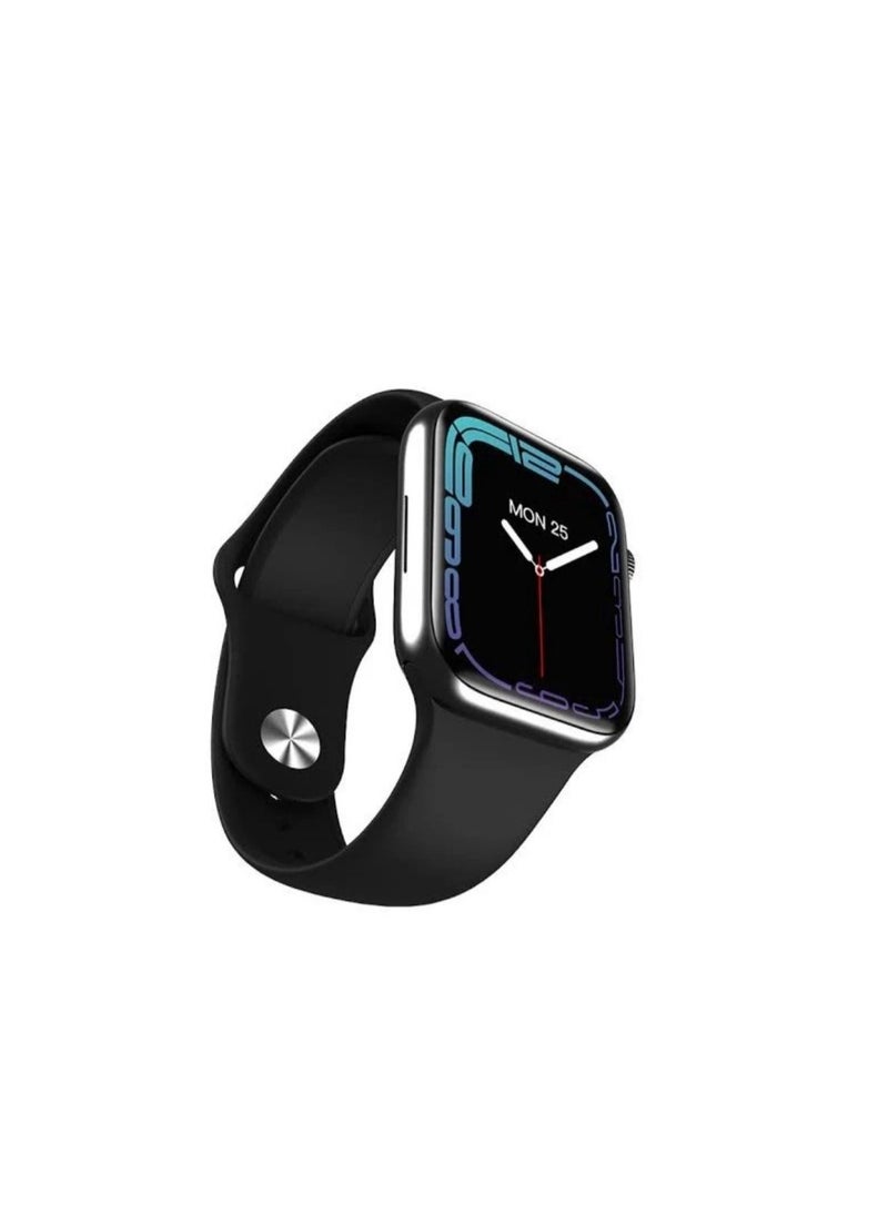 HW67 Plus Smart Watch 1.9 Inch with Health and Fitness Functions such as Heart Rate and Blood Pressure Monitoring Sports Modes and Bluetooth Calling Black