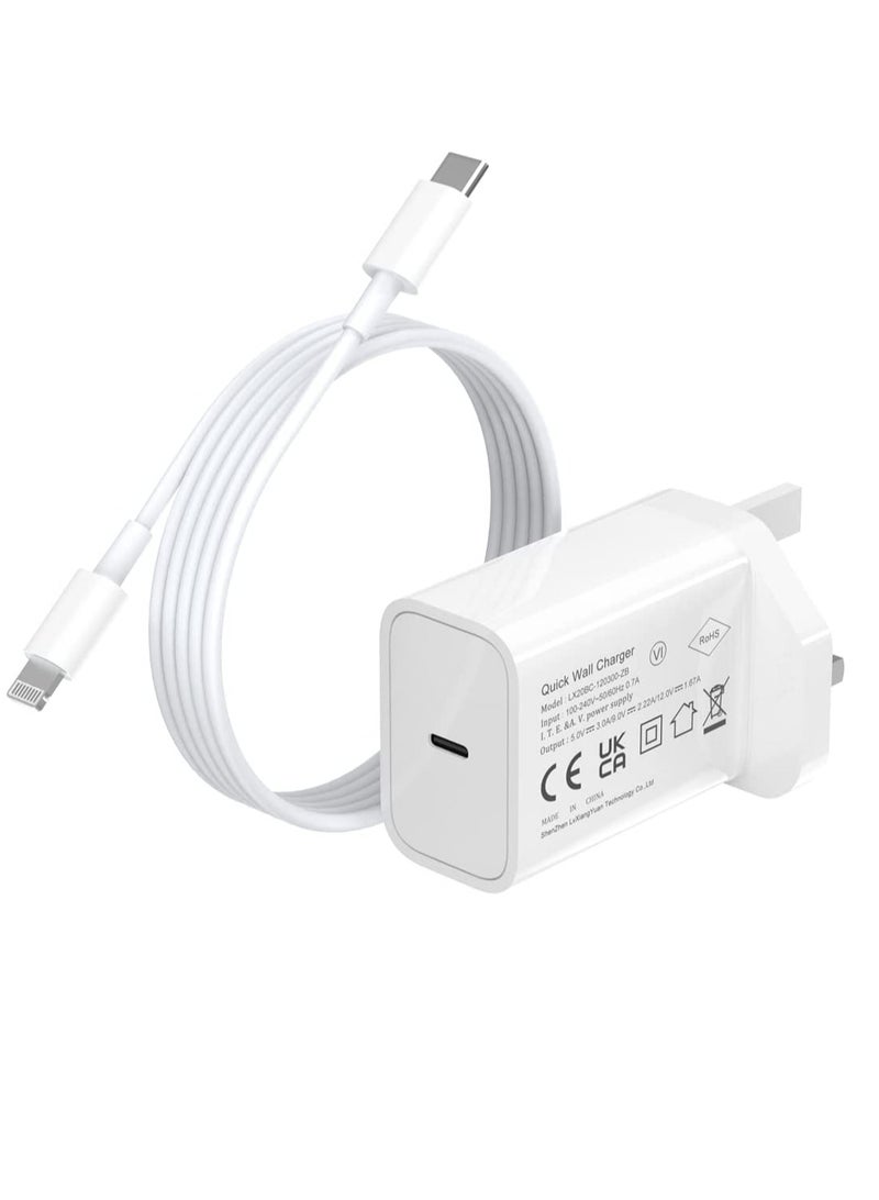 general IPhone Fast Charger 【MFi Certified】 20W USB C Power Adapter Fast Charger with 3ft Cable Compatible with IPhone 13/13 Pro/ 12 Pro/12 Mini/ 11/11 Pro/XS/Max/XR/X/8 Plus/SE 2020, - Image 2