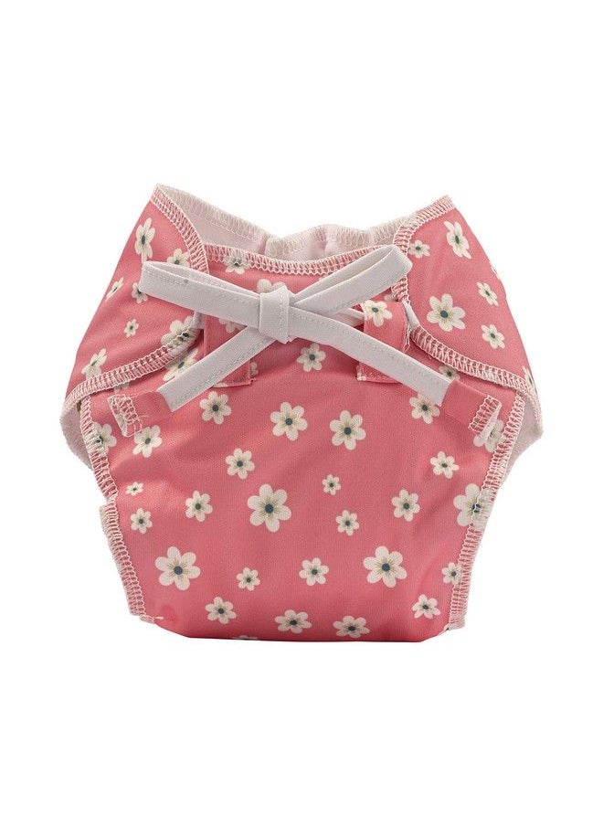 Bumberry Smart Nappy New Born Baby Cloth Diaper Combo With Size Adjustable & Washable Diaper Leak Proof Dry Feel Rash Free Smart Langot For Just Born Babies (0 6 Months Deep Pinkfruitylinelillies)  - Image 5