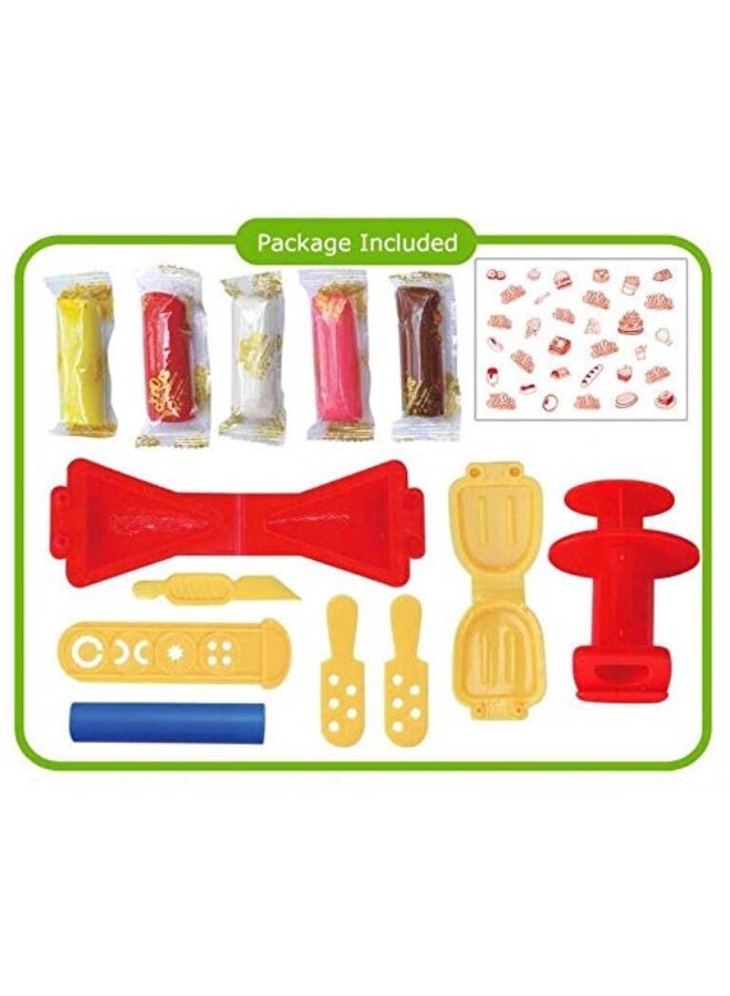 YiQis Mini Kids FIMO Polymer Clay Ice Cream Intelligent Plasticine 3D Play Doh Sets with Playdough Moulds Play Dough Pretend Toys Gift for Children ¡­ - Image 4