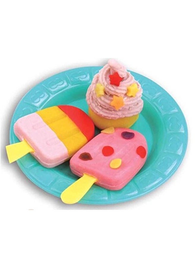 YiQis Mini Kids FIMO Polymer Clay Ice Cream Intelligent Plasticine 3D Play Doh Sets with Playdough Moulds Play Dough Pretend Toys Gift for Children ¡­ - Image 5
