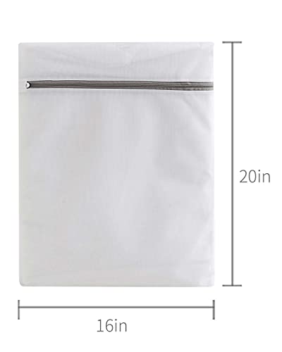 QiNZiN Laundry Bags Mesh Wash Bags(4Pcs,16 x 20 Inches),delicate laundry bag for College,Dorm,Storage - Image 2