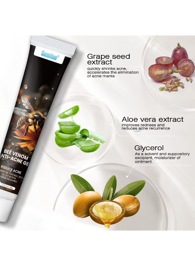 Sumifun Bee-Venom Anti-Acne Gel, Acne Remover Gel 20g. - Image 4