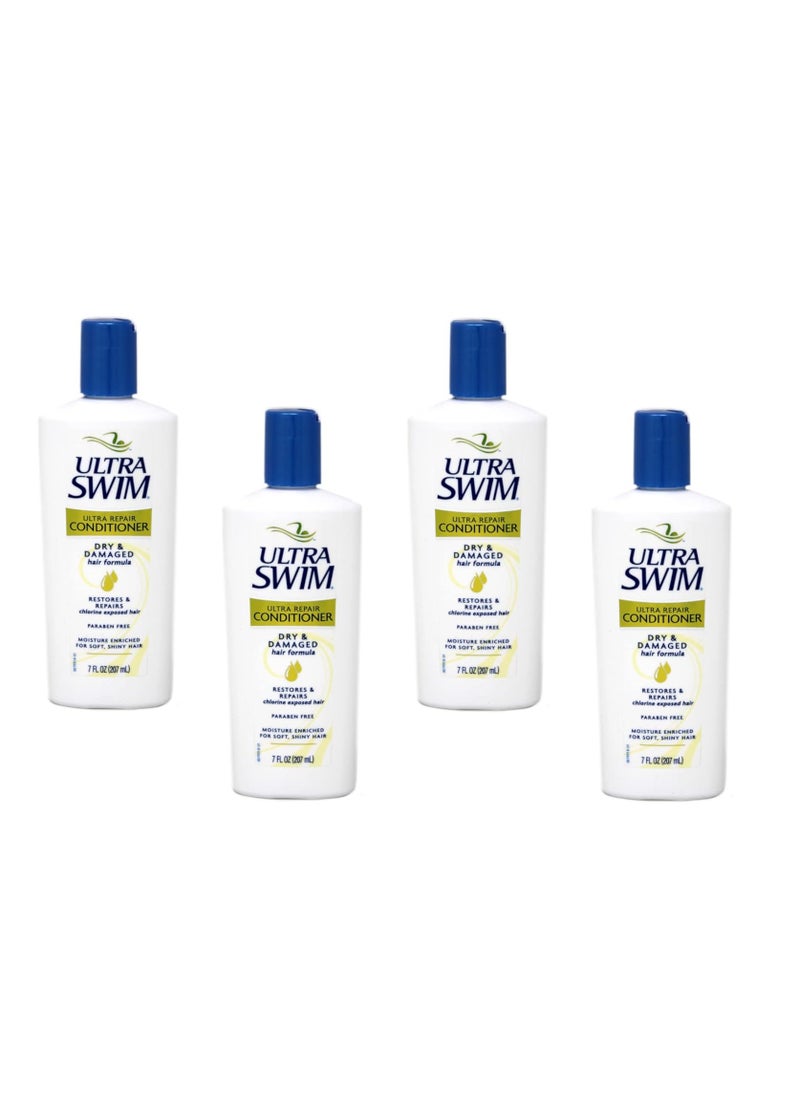 UltraSwim UltraSwim Conditioner, 7-Ounce Bottles (Pack of 4)  - Image 1