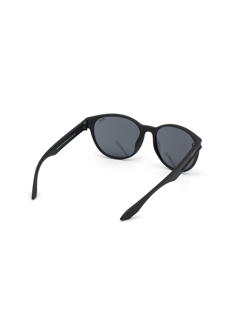 BMW - Men's Polarized Round Sunglasses - BW000402D57 - Lens Size: 57 Mm - Image 1