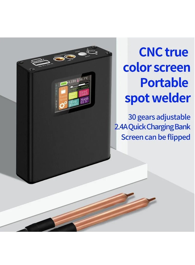 general Digital Display Spot Welder, 0.1-0.25MM Nickel Welding Handheld Machine Digital 18650 Lithium Battery Portable Kit 30 Gear Adjust - Image 2