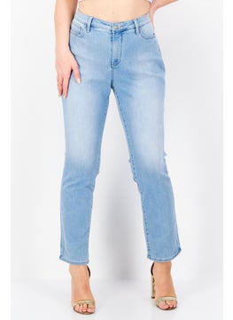 Women Slim Fit High Rise Stretchable Denim, Blue