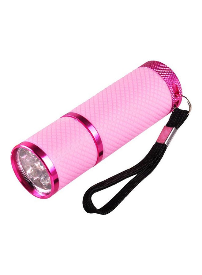 NIBEMINENT Mini Flash Light For LED UV Gel Curing Nail Dryer Pink 9.1*2.1*2.1cm - Image 1