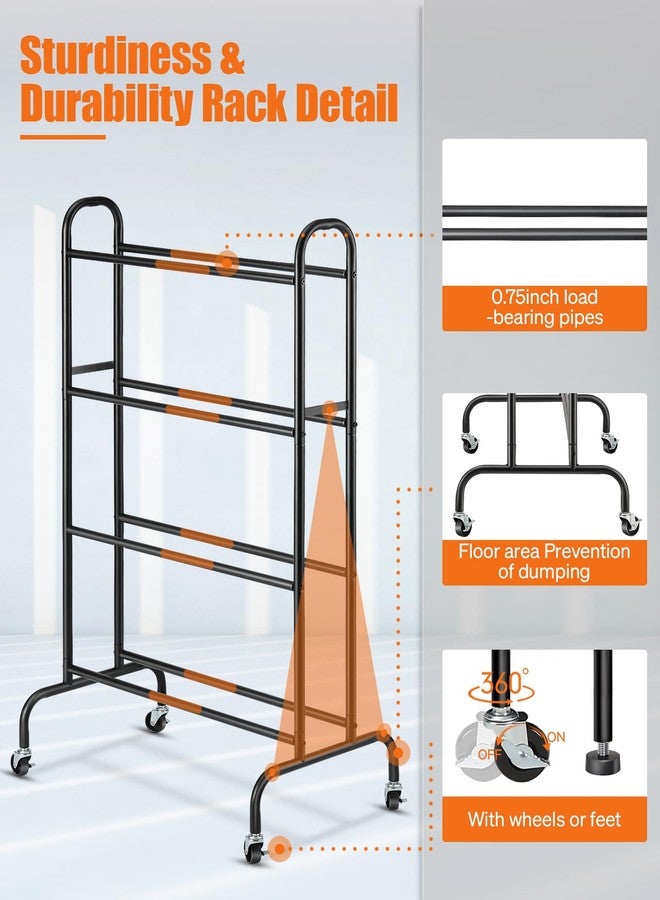 AHOWPD 3D Printer Filament Storage Rack - 4 Tier Heavy Duty Metal Shelf Filaments Spool Holder for PLA/ABS/TPU, Organized for 3D Printing Studio, Office Workshop - Image 5