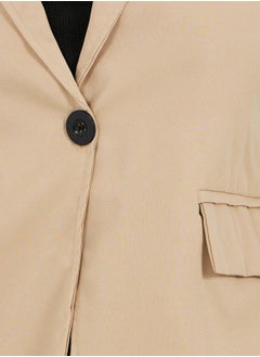 Take Two Solid Pocket Detail Sleeveless Blazer  - Image 3