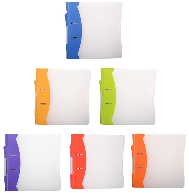 Infomate PP Box Files Office Papers & Certificates Storage - Multicolored- Size : 31 X 30 X 7 cm (Pack of 6) - Image 2