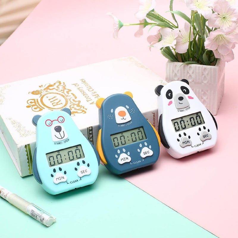 P Plus Fire P Plus Fire Digital Timer 99 Minutes Magnetic Digital Kitchen Timer Countdown Count up Timer with Large LED Display Timer for Cooking Classroom Time for Kids Teachers Dark Blue Pack of 1  - Image 5