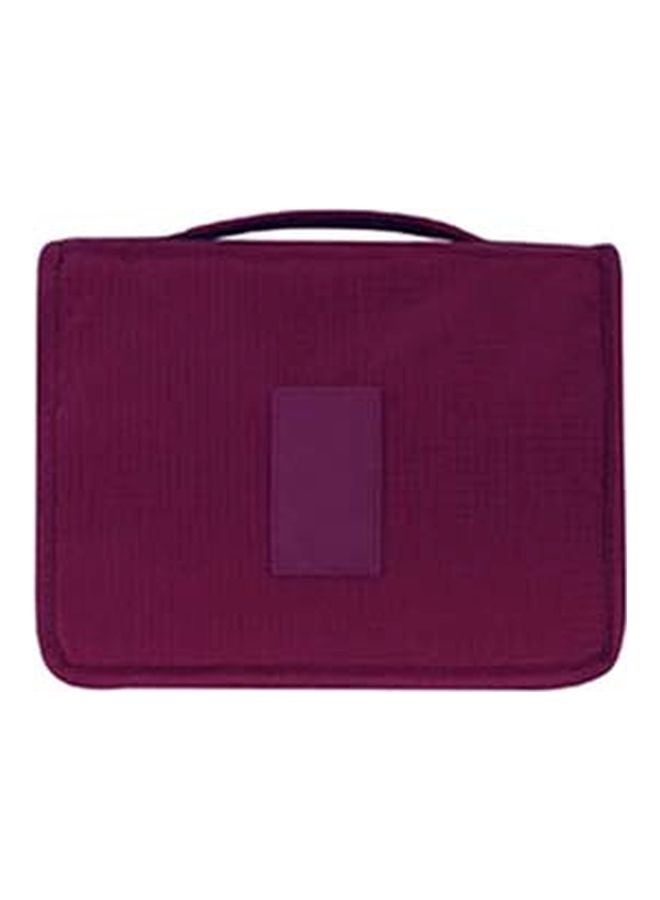 Hanging Toiletry Organizer Maroon
