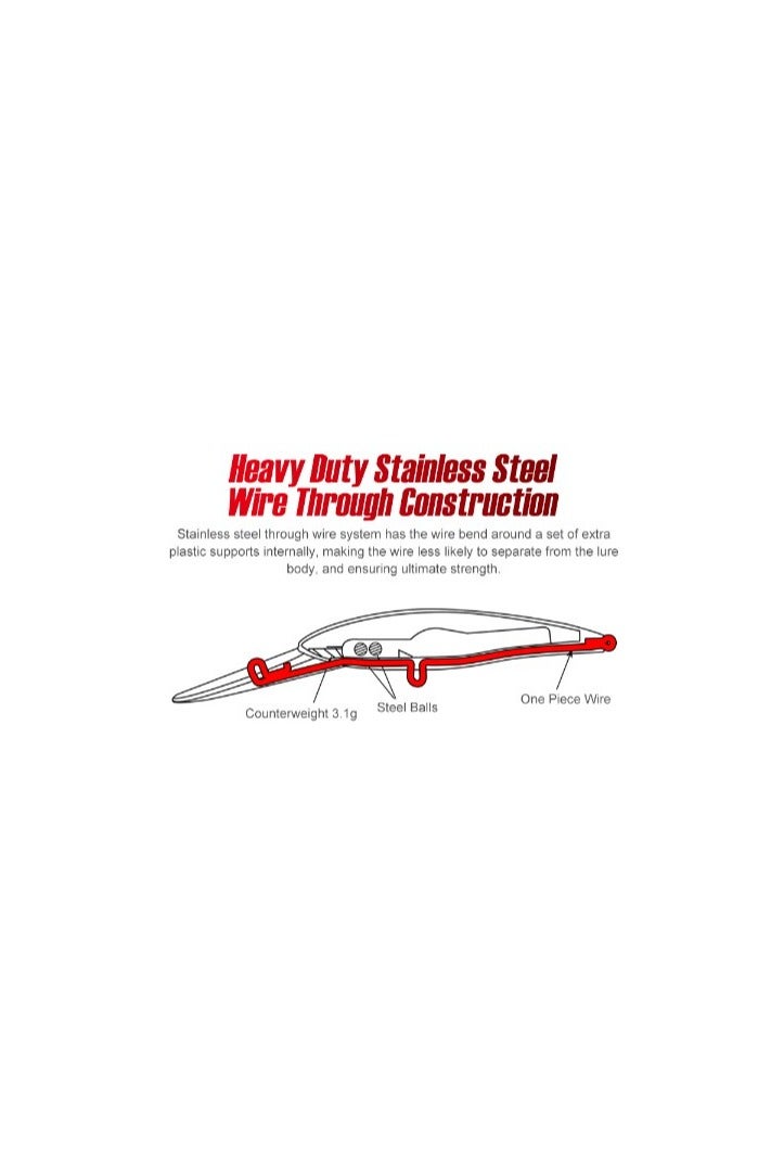 NOEBY  9046S - 140mm Trolling/Sinking Lure - Image 2