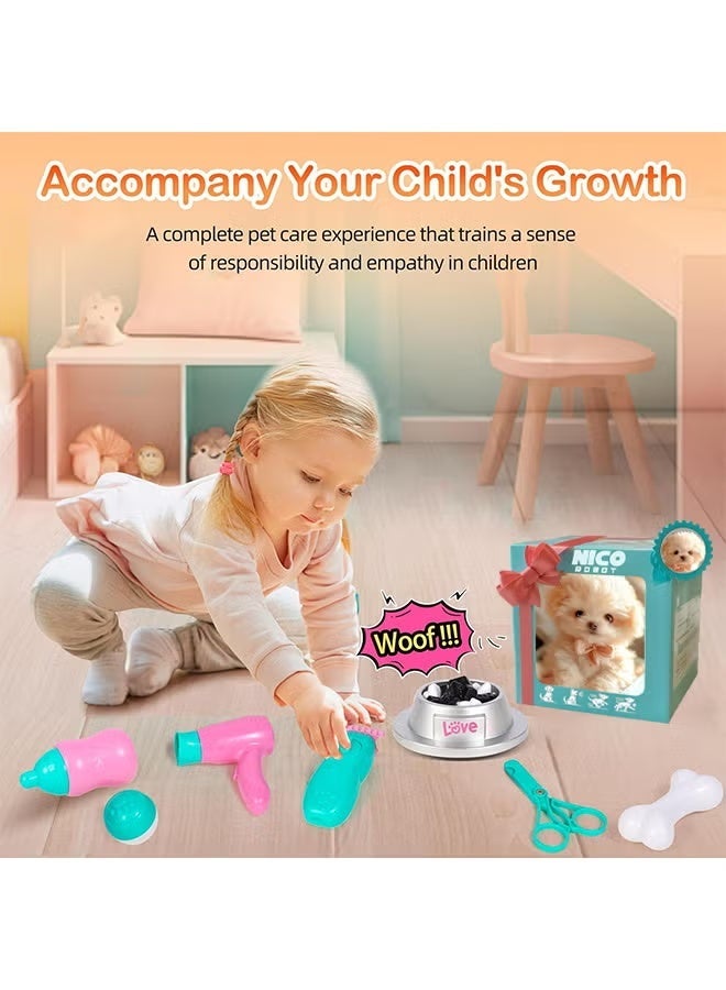 Robot Dog Nico, Robot Puppy That Acts Like a Real Dog, Realistic Robotic AI Pet Dogs, Nico Robots Puppy, Electronic Interactive Stuffed Dogs for Sitting, Barking, Walking and Running B - Image 5