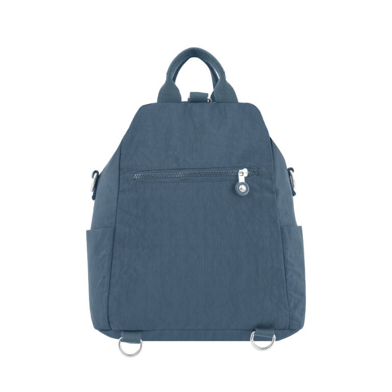 CAPRICE COLLECTION Unisex Medium Backpack – Light Blue, Compact, Water-Resistant Nylon, 10L Capacity - Image 2