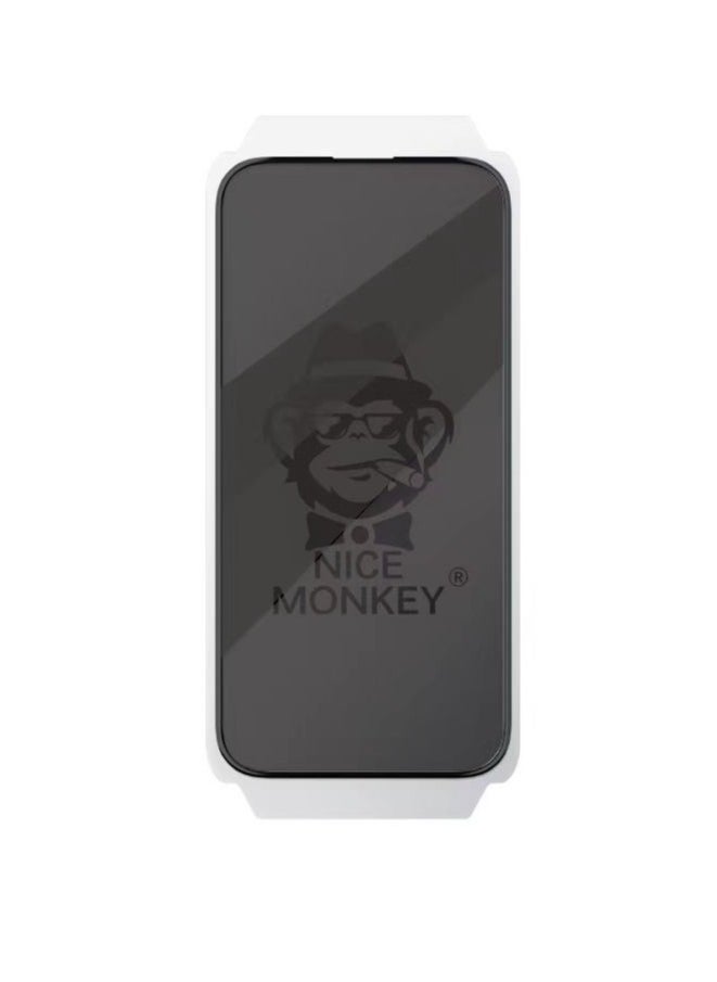 NICE MONKEY iPhone 16 Pro Premium High-Quality Anti-Spy Privacy Screen Protector for iPhone 16 Pro  – Ultra-Clear, Scratch Resistant, Anti-Fingerprint, 9H Tempered Glass, Full Coverage with Easy Installation  - Image 2