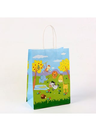 14 Pieces Party Favor Bags,Shopping Bag,Party Bags For Kids, supplies Snack candy Gift Bag Food Bags,Double-Sided Bags For Birthday Wedding Celebrations Party Favors 21*16*8 - view 3