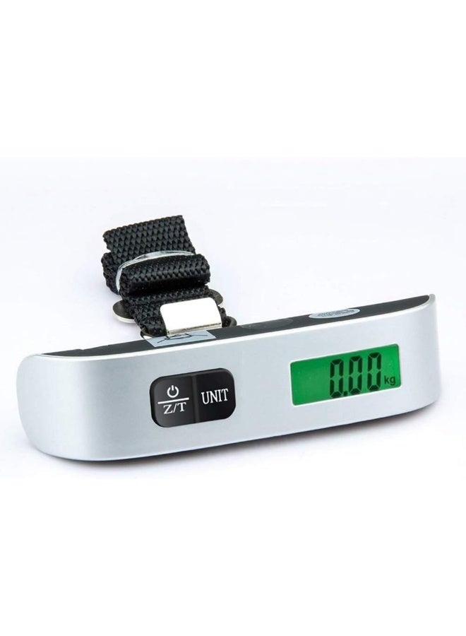 Digital Scales Portable Mini Digital Luggage Scale 50kg/110lb Electronic Scale for Travel Suitcase Luggage Hanging Scales Weighing Balance  - Image 1
