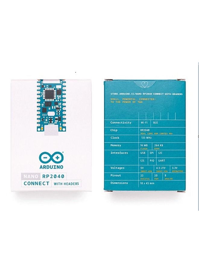 Arduino - Arduino Nano RP2040 Connect with headers (Original Made In ITALY) - Image 1