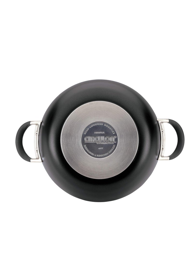 Circulon Circulon Symmetry Hard Anodized Nonstick Casserole Dish/Casserole Pan with Lid - 5.5 Quart, Black  - Image 3