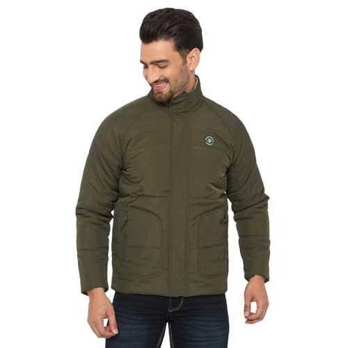 Duke Stardust Men Full Sleeve Jacket (SDZ3189_Bottle Green_L) - Image 1
