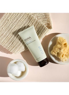 AHAVA AHAVA Time To Clear Facial Mud Exfoliator - Gentle mud-based scrub to purify, exfoliate & fresh the skin, unveils radiant, boosts skincare absorption, with Osmoter, Vitamin E & Dead Sea Mud, 3.4 Fl.Oz  - Image 5