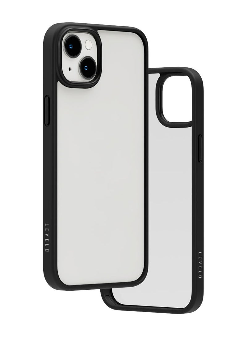 Solo iPhone 14 Plus Clear Back Case - Black
