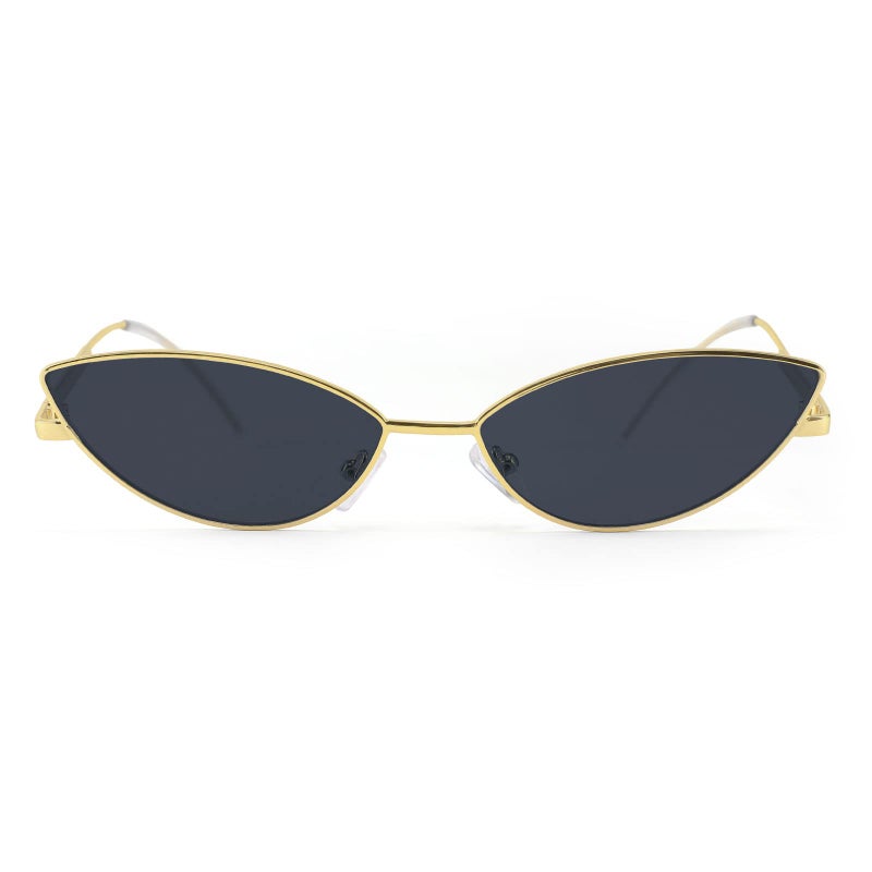 FEISEDY FEISEDY Fashion Designer Sunglasses Retro Small Petals Shape Arc Temple Design B2298  - Image 2
