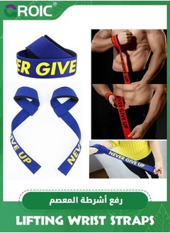 GROIC Lifting Straps for Weightlifting, Weight Gym Power Workouts Wrist Padded,Home Deadlift Straps,Exercise  - Image 5