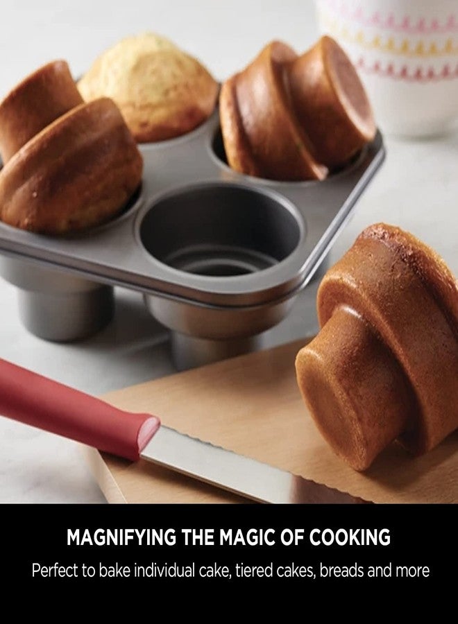 Meyer Bakemaster Non-Stick Bakeware - 4 Cup Round Cakelette Pan - Image 3