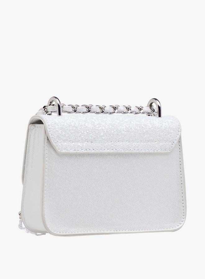 باربي حقيبة كروس بودي لامعة بحزام سلسلة - Image 4