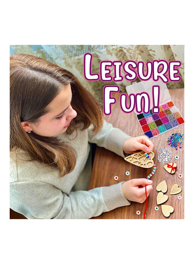 نيبمينينت طقم خرز على شكل حروف أبجدية وزجاج يمكنك تركيبه بنفسك - Image 5