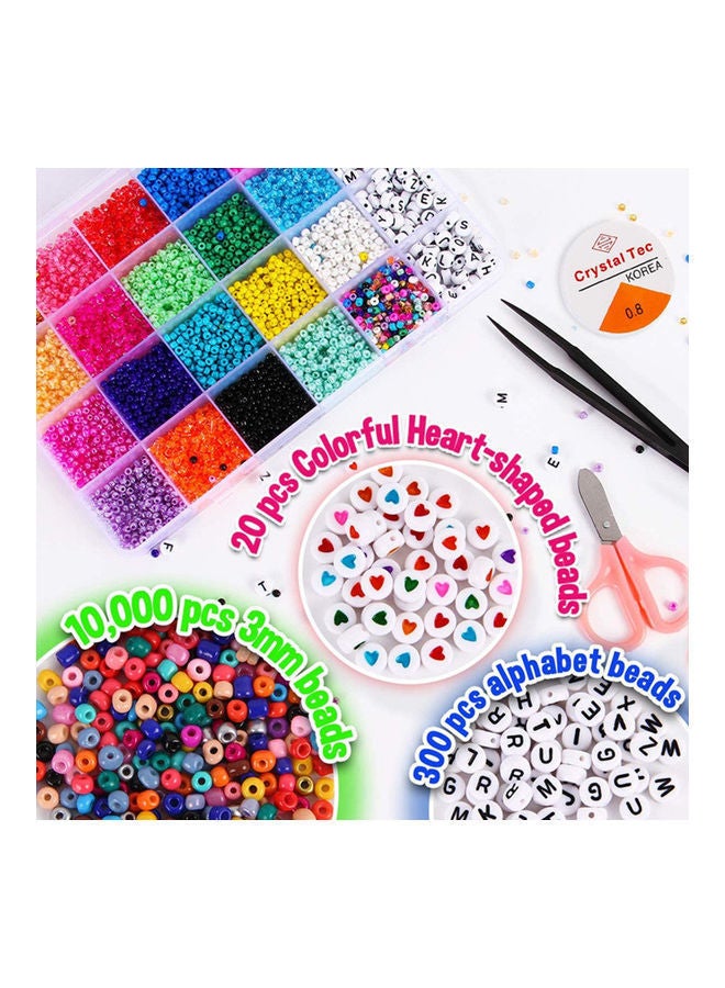 نيبمينينت طقم خرز على شكل حروف أبجدية وزجاج يمكنك تركيبه بنفسك - Image 3