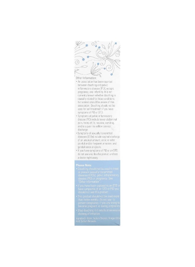 Summer's Eve - Summer's Eve, Douche, Extra Cleansing, Vinegar & Water, 2 Units, 4.5 fl oz (133 ml) Each - Image 1