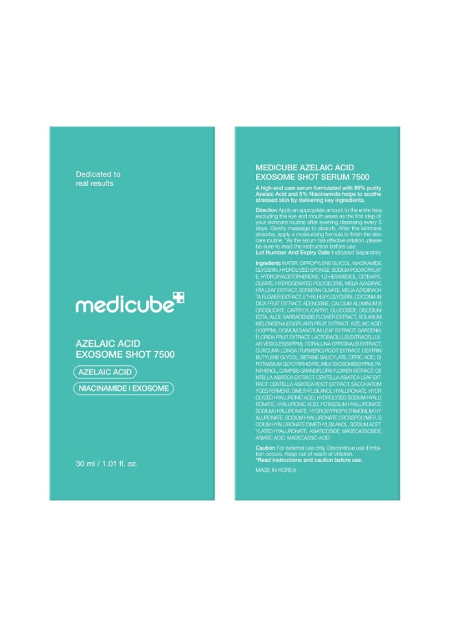 Medicube حقنة أكسوسوم حمض الأزيليك 7500 30 مل - Image 1