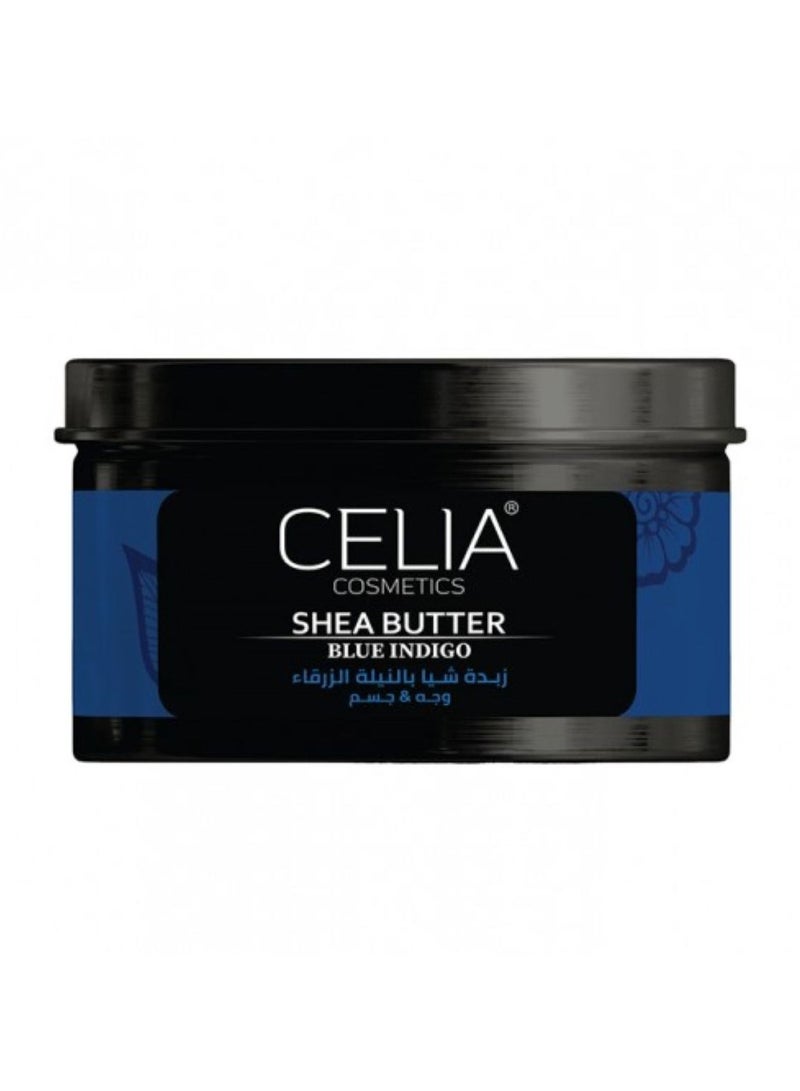 سيليا كوزمتكس زبدة شيا بالنيلة الزرقاء للوجه و الجسم من سيليا  300غ