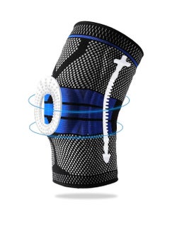 Relax Smart Knee Protector Support 2 Pieces Smart Knee Compression Protector to Relieve Knee Pain and Stabilize with Silicone Gel Brace XL  - Image 1